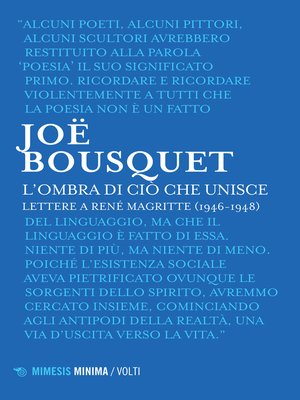 cover image of L'ombra di ciò che unisce